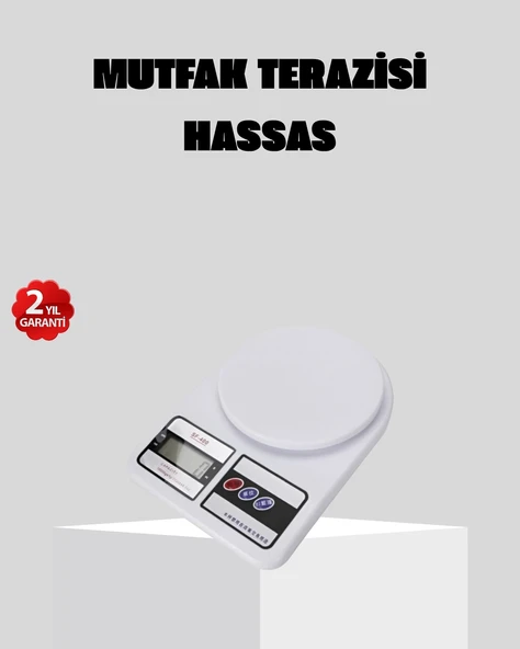 LCD Ekranlı Hassas Dijital Mutfak Terazisi - 5kg Kapasite, 1g Hassasiyet ürün görseli 1