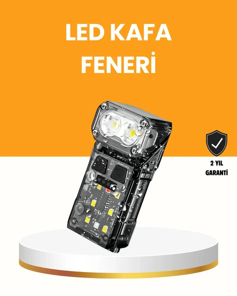 Kamp ve Outdoor İçin LED Far 10 Saat Pil Sensörlü Manyetik ürün görseli 1