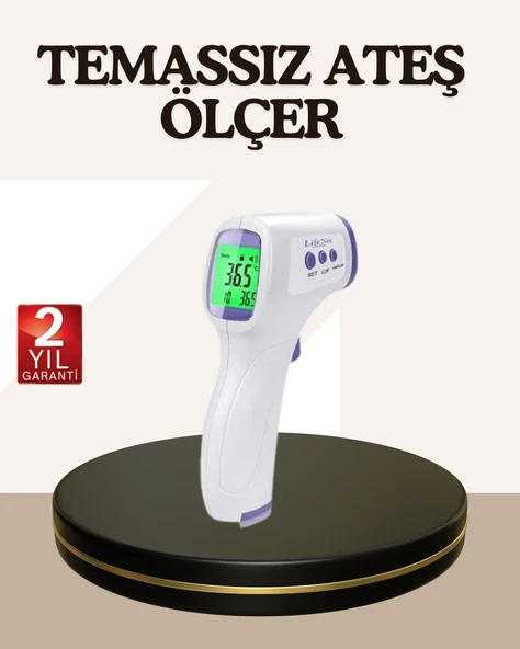 Kızılötesi Alından Temassız Ateş Ölçer Akıllı Sesli Uyarı ürün görseli 1