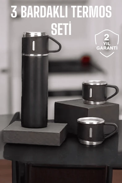 500 ml Kapasiteli Taşınabilir Basınçlı Termos Seti Günlük Kullanım için İdeal ürün görseli 1