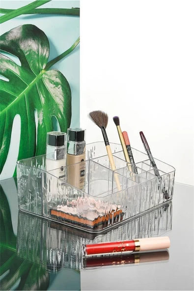 Bayev Chic Maxi Boy Stand Makyaj Organizeri - Kozmetik Ofis Banyo Krem Düzenleyici Organizer ürün görseli 1