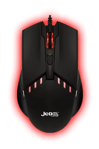 Jedel M82 USB Optik Kablolu Mouse - Renkli Led Işıklı ürün görseli 1