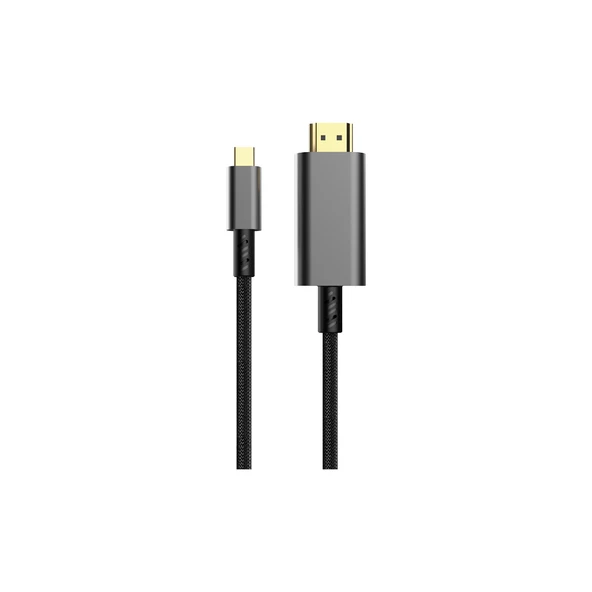 4K Destekli Type-C To HDMI Görüntü Aktarma Kablosu Telefon Tablet TV Uyumlu ürün görseli 1