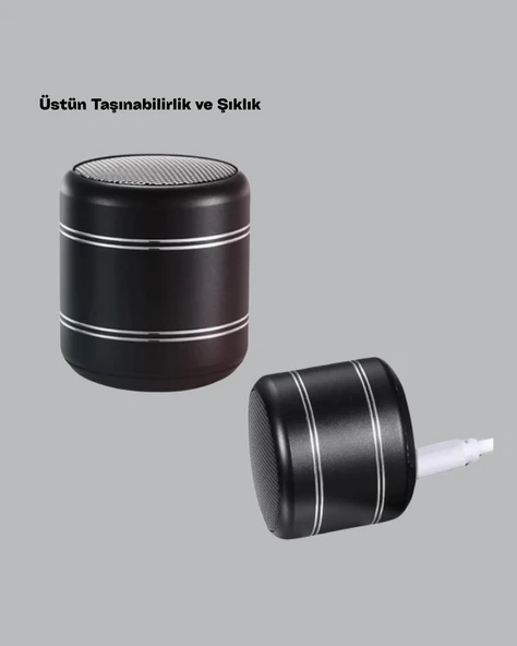 MİNİ SPEAKER SİLİNDİR - Resim 4