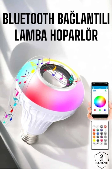 Lamba Led Hoparlör Dayanıklı ve Uzun Ömürlü Bluetooth Hoparlör ürün görseli 1