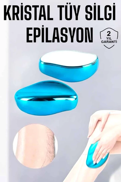Epilasyon Aleti Bacaklar Kollar İçin Yıkanabilir Kristal Epilatör Tüy Silgi ürün görseli 1