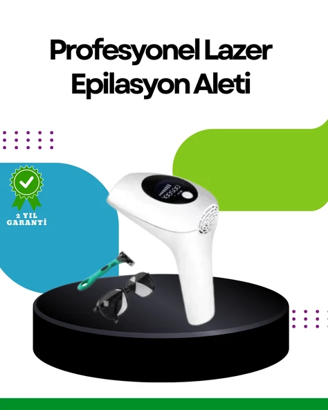 Hasuba IPL Lazer Epilasyon Cihazı HS-262 Kadın ve Erkek İçin ürün görseli 1