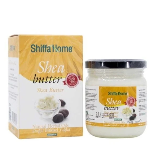 Shiffa Home Katı Shea Butter Yağı Karite Yağı Yoğun Nemlendirici 150g ürün görseli 1