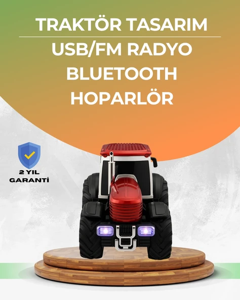 Taşınabilir Nostaljik Araç Tasarımlı Bluetooth Hoparlör ürün görseli 1