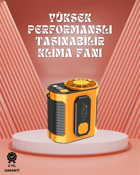 Sessiz Turbo Fan - Kamp, Spor, Ofis İçin Taşınabilir Mini Soğutucu ürün görseli 1