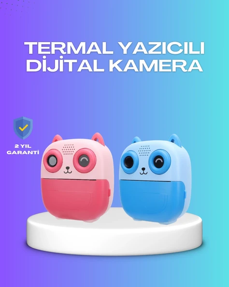 2.4 İnç Ekranlı Çocuk Fotoğraf Makinesi 6X Zoom Özellikli ürün görseli 1