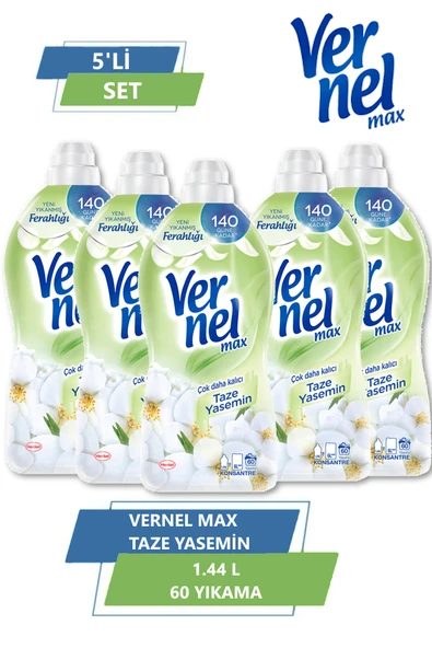 Vernel Max Taze Yasemin 1.44l 60 Yıkama 5'li Set ürün görseli 1