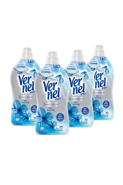 Vernel Max Konsantre Çamaşır Yumuşatıcısı 4 X 1320ml Buz Serinliği ürün görseli 1