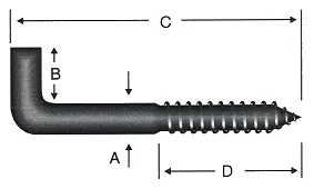 Şofben Çivisi No 1 / 5.8x50 - 100 Adet - Resim 2