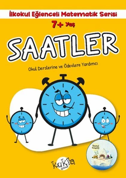 İlkokul Eğlenceli Matematik Serisi - Saatler 7+ Yaş ürün görseli 1