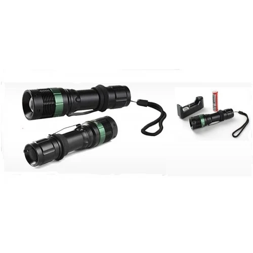 Power Style 500 Lumen 600 Metre ışık Uzantılı Zoomlu şarjlı El Feneri 6109 ürün görseli 1