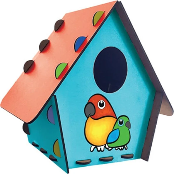 Kumtoys Ahşap Kuş Evi - Resim 3