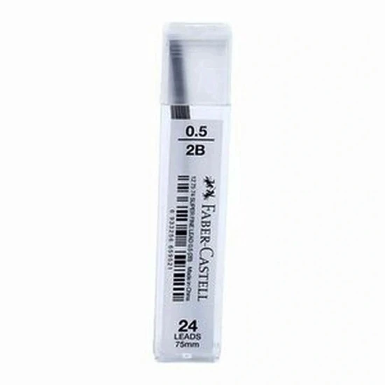 Faber Castell Min 0,7 Uç Tüp içi 24lü 2B White Kalem Ucu - 4 adet ürün görseli 1