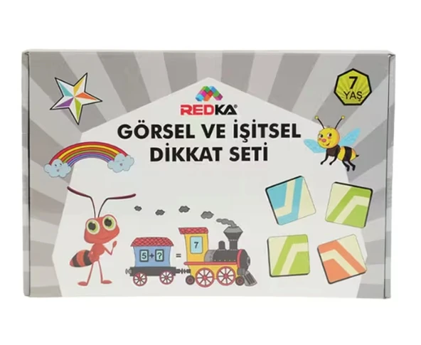 Redka Görsel ve İşitsel Dikkat Seti 7 Yaş ürün görseli 1
