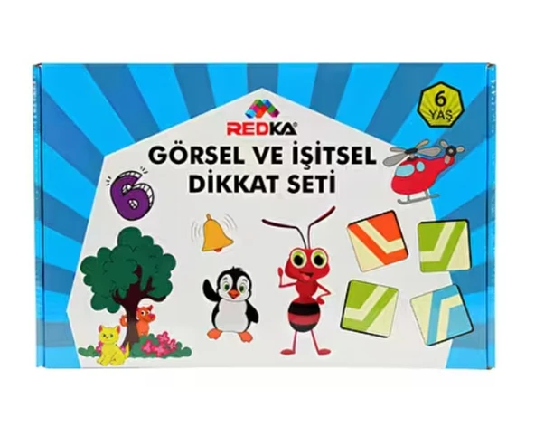 Redka Görsel ve İşitsel Dikkat Seti 6 Yaş ürün görseli 1