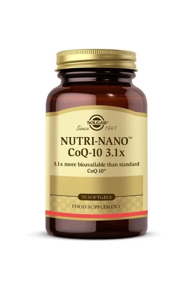 Solgar Nutri-nano Coq-10 3.1x 50 Kapsül ürün görseli 1
