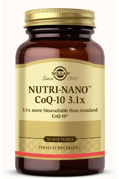 Solgar Nutrı-nano Coq-10 3.1x 50 Softgels ürün görseli 1