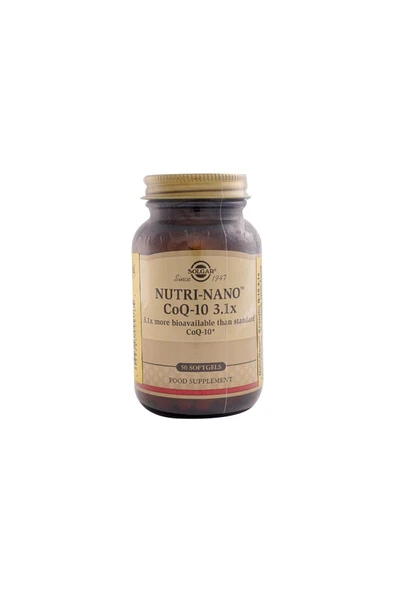 Solgar Nutri-Nano CoQ-10 50 Kapsül ürün görseli 1