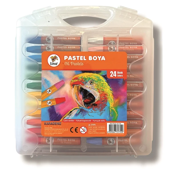 LİNO YAĞLI PASTEL BOYA 24'LÜ ürün görseli 1