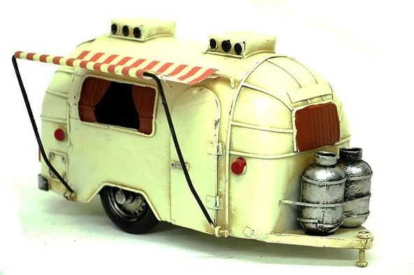Dekoratif Metal Karavan Tenteli Vintage Biblo Hediyelik ürün görseli 1