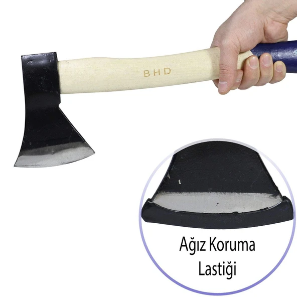 500GR BHD AĞAÇ SAPLI BALTA - Resim 2