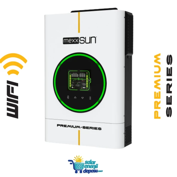 Mexxsun Premium Tam Sinüs Akıllı İnverter 48V 6kW (Paralel /Wi-Fi/ Dual Output) MEXX-P6kW ürün görseli 1