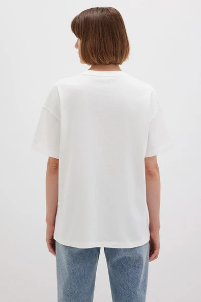 M1612518-70057 MAVİ BASKILI TSHIRT - Resim 3