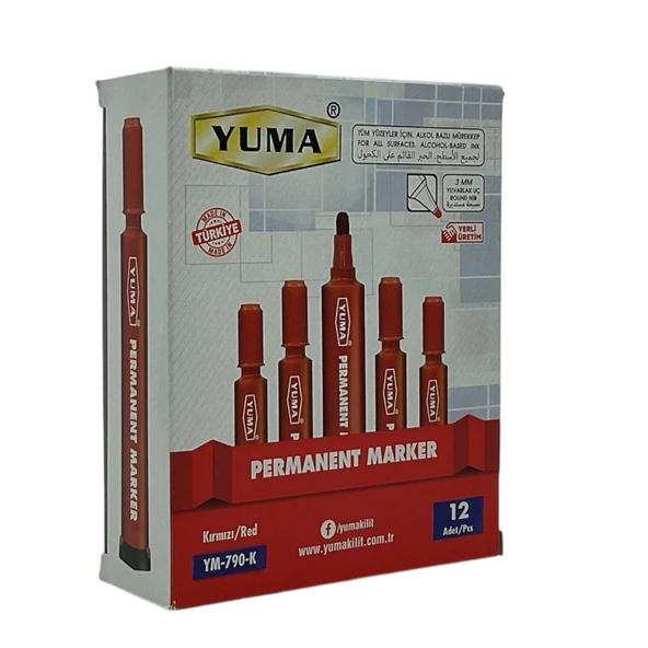 Koli Kalemi Kirmizi Ym-790-K - Resim 4