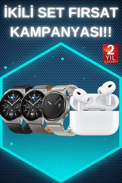 Aynalı Bluetooth Kulaklık Yeni Nesil Akıllı Saat Titreşimli Nabız Ölçer Spor Modları ürün görseli 1