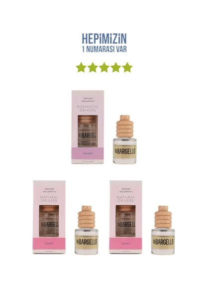 Yasemin + 2x Çiçeksi Araç Parfümü 8 ml ürün görseli 1