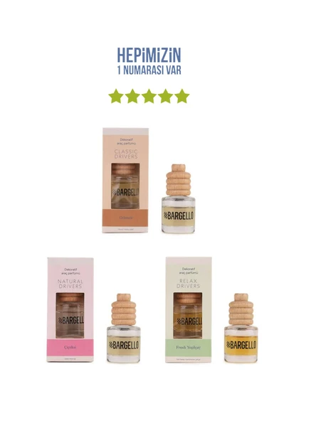 Odunsu + Çiçeksi + Yeşil-Çay Araç Parfümü 8 ml ürün görseli 1