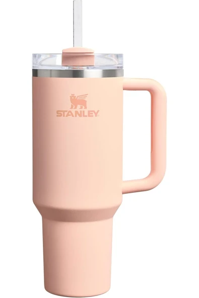 Stanley Quencher H2.O Flowstate™ Tumbler Pipetli Termos | 1.18L Pastel Turuncu ürün görseli 1