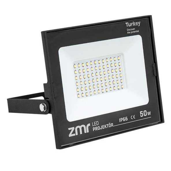 Siyah Kasa Led Projektör (Zmr-302/S.65) 50W ürün görseli 1