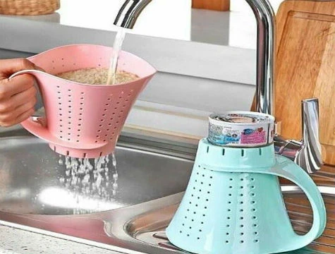 Sürahi Şeklinde Pirinç Yıkama Süzgeci ürün görseli 1