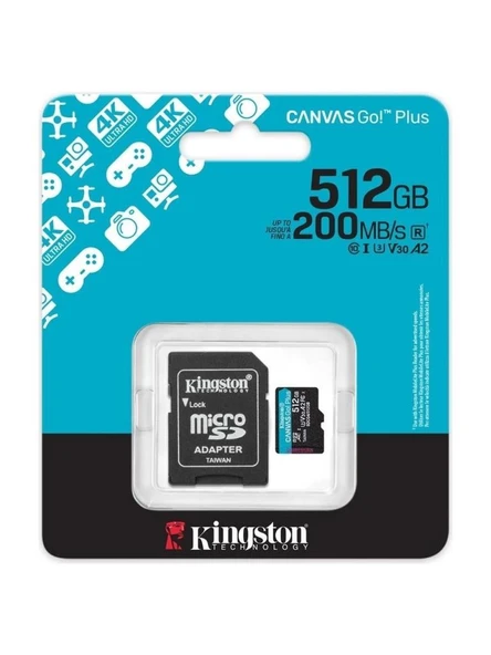 Canvas Go Plus 512GB MicroSD Gen4 SDCG4/512GB ürün görseli 1