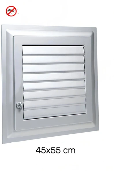 Primeaks 55x45 cm Banyo WC Panjur Menfez | Havalandırma Kapağı | Duvar & Kapı Uyumlu ürün görseli 1
