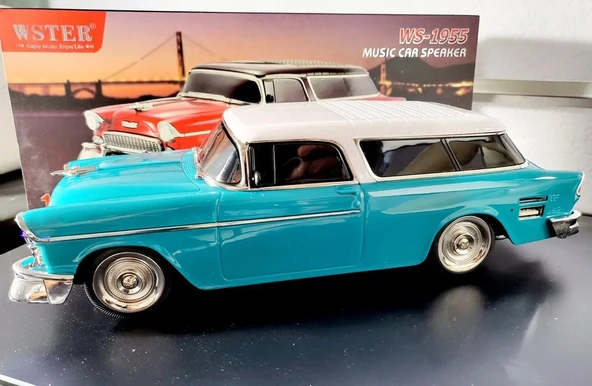 Chevrolet WS-1955BT Belair 1955 Model Bluetooth Hoparlör GO53/00387 ürün görseli 1