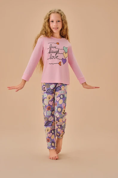 SUWEN Bella Çocuk Pijama Takımı ürün görseli 1