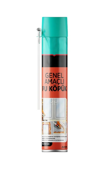 Primeaks Pipetli PU Köpük | Pratik Montaj Köpüğü | Kapı Pencere Dolgu & Yalıtım 750ml/600gr ürün görseli 1