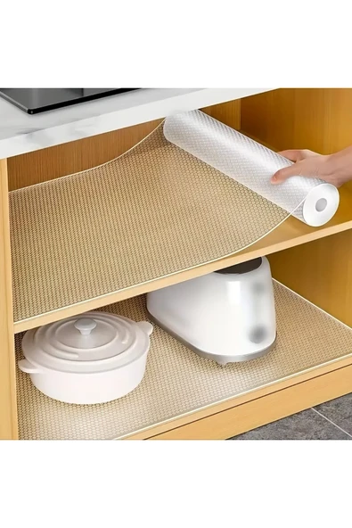 Primeaks EVA Raf ve Dolap Kaydırmaz – 45cm x 10m, Kaymayı Önleyici, Çok Amaçlı Koruyucu ürün görseli 1