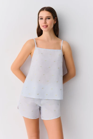 SUWEN Pina Atlet Şort Pijama Takımı - Resim 2