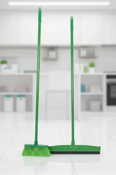 Primeaks Ev Temizlik Seti – 2 Sap, 1 Yumuşak Fırça Başlığı ve 55 cm Yersil ürün görseli 1
