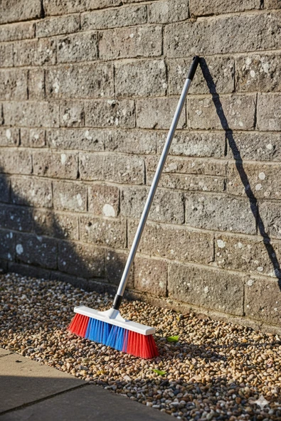 Primeaks Profesyonel 50 cm Bahçe ve Dış Mekan Fırçası - 120 cm Metal Saplı Set ürün görseli 1