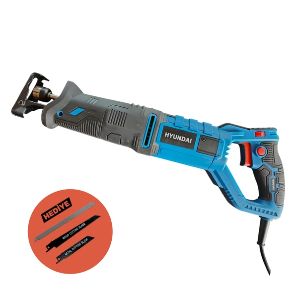 Hyundai HRS850 850W Tilki Kuyruğu Testere + 300mm Paslanmaz Et Kemik Bıçağı Seti ürün görseli 1