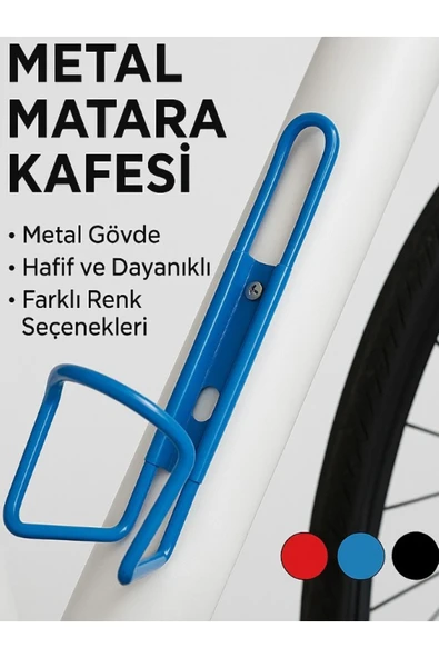 Trendpazarım Alüminyum Bisiklet Suluk Kafesi | Tüm Bisikletlerle Uyumlu Dayanıklı Matara Tutucu ürün görseli 1